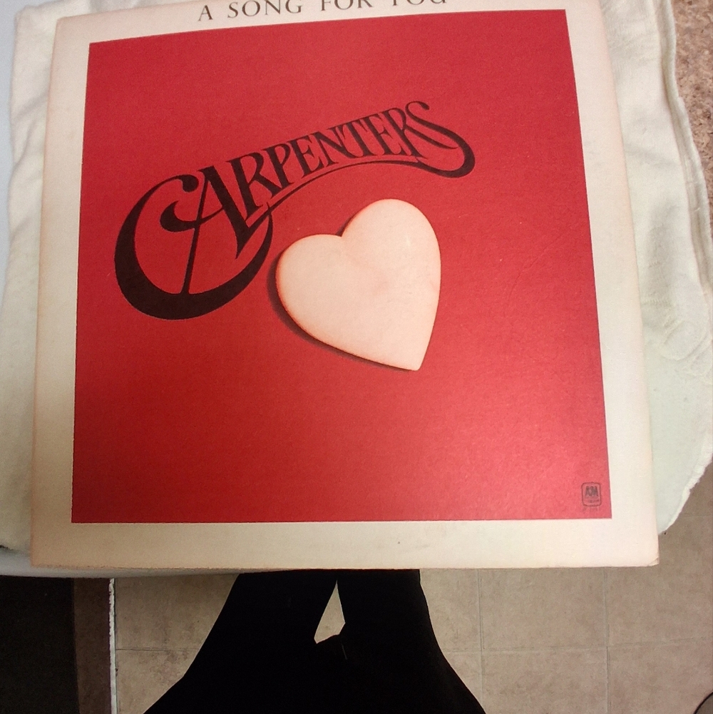 Carpenters 'A Song for You' Vinyl Record LP - TOP OF THE WORLD
